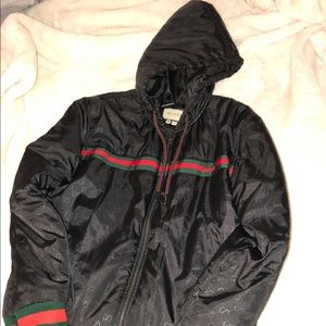 Black gucci hoodie (brand new)